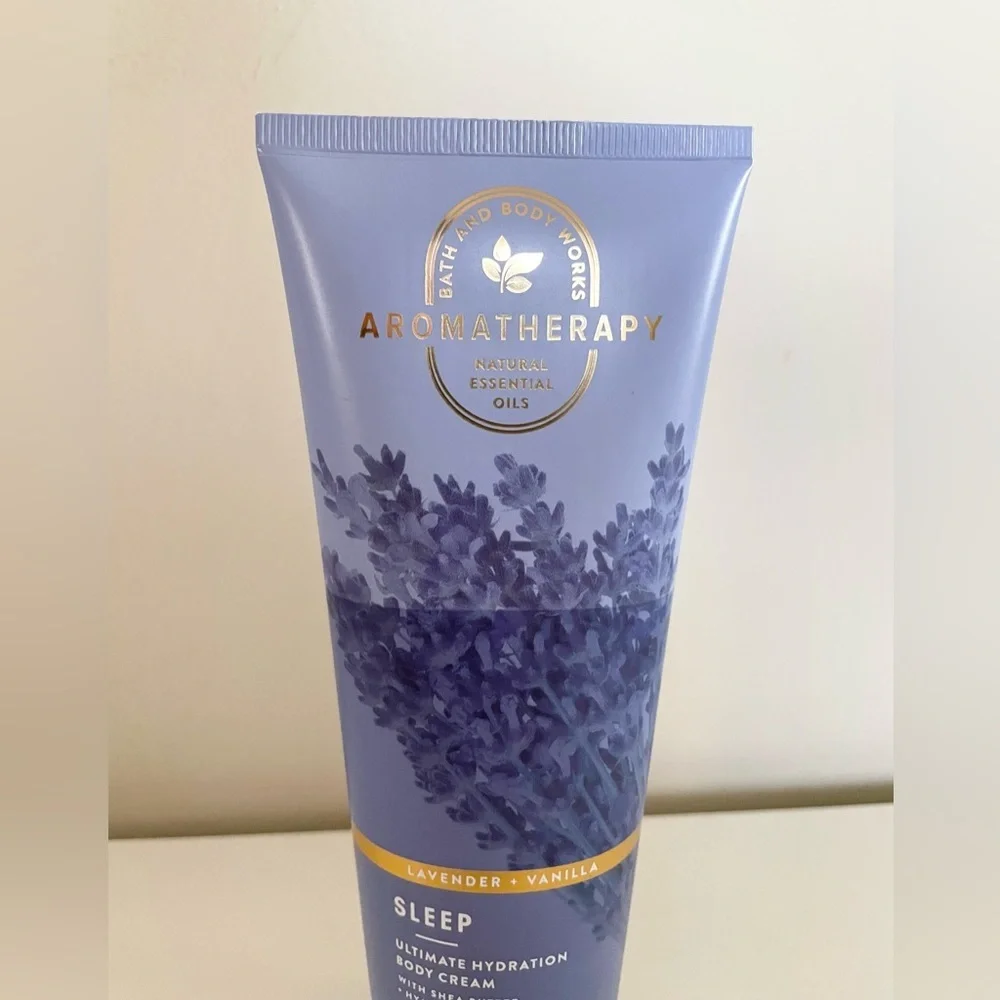 Bath & Body Works Aromatherapy Sleep Nighttime Lavender Vanilla Body Cream 8oz